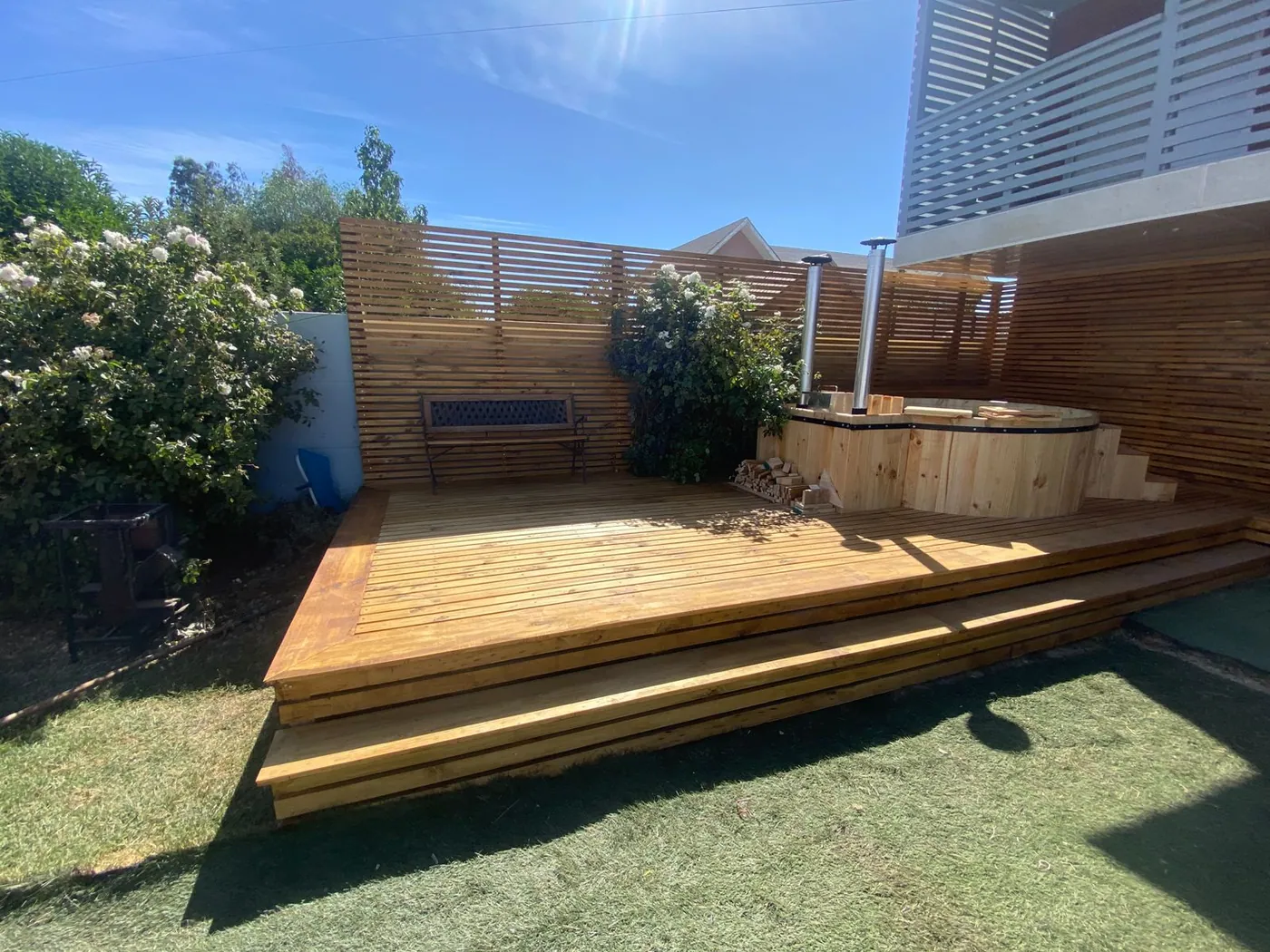 Tinaja con Deck – Deck terminado